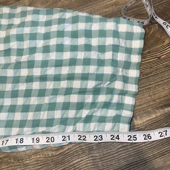 Nordstrom Green Gingham Tie Back Ankle Jumpsuit SZ 3XL. NWT. 6 - Picture 9 of 10